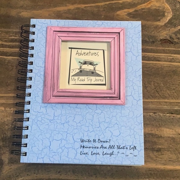 Write it down journal Adventures Road trip journal spiral-bound new w/o tags - Picture 1 of 13